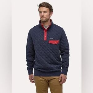 Patagonia | Organic Cotton Quilted Snap-T‎ | Navy Blue | Men’s Small | NWT